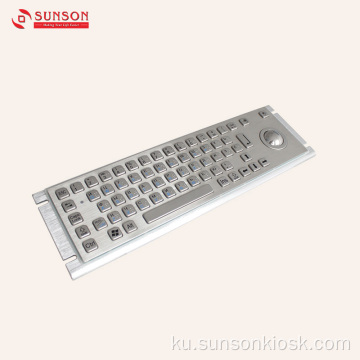 Keyboard Metal Anti-vandal bi Touch Pad